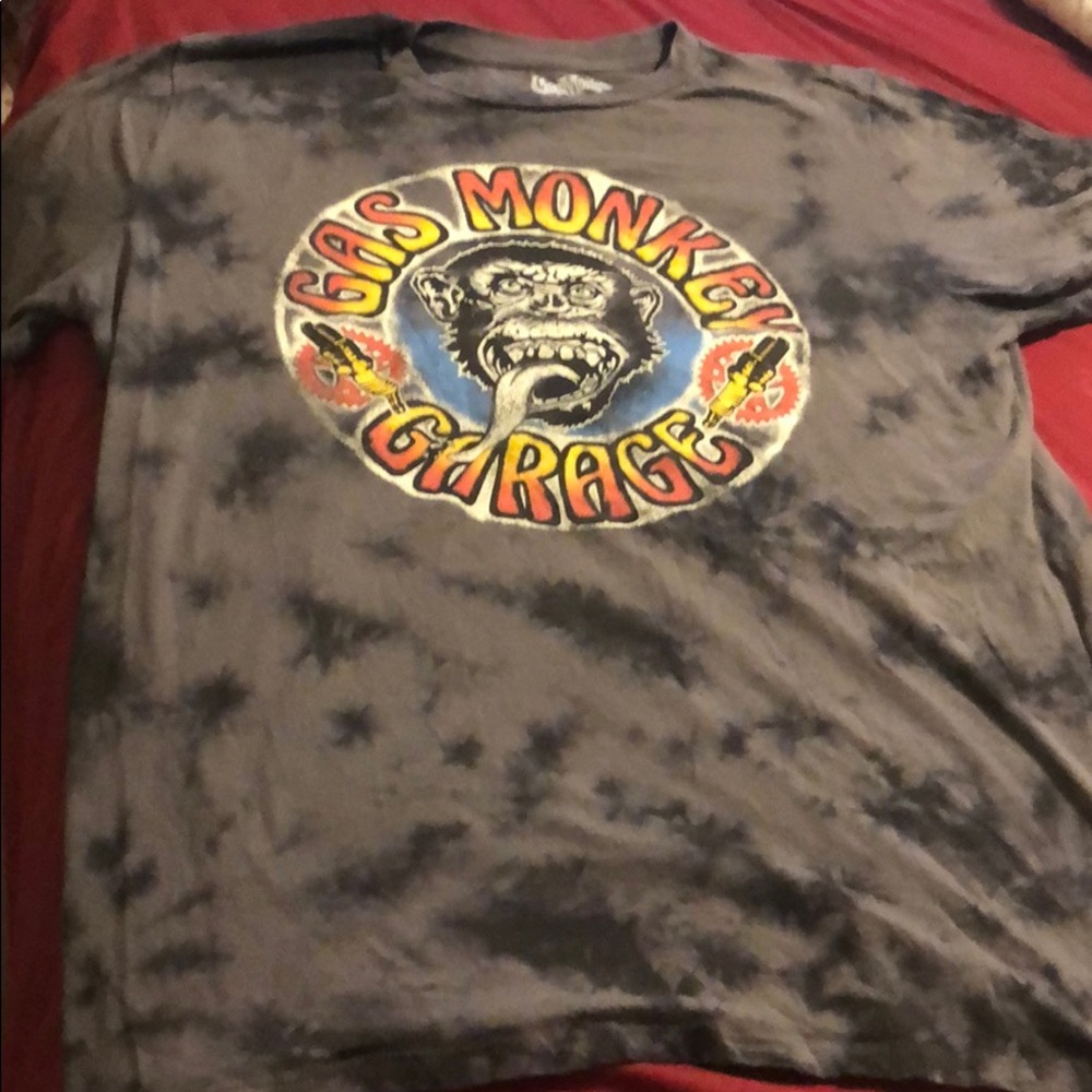 Gas monkey garage tye-dye shirt
